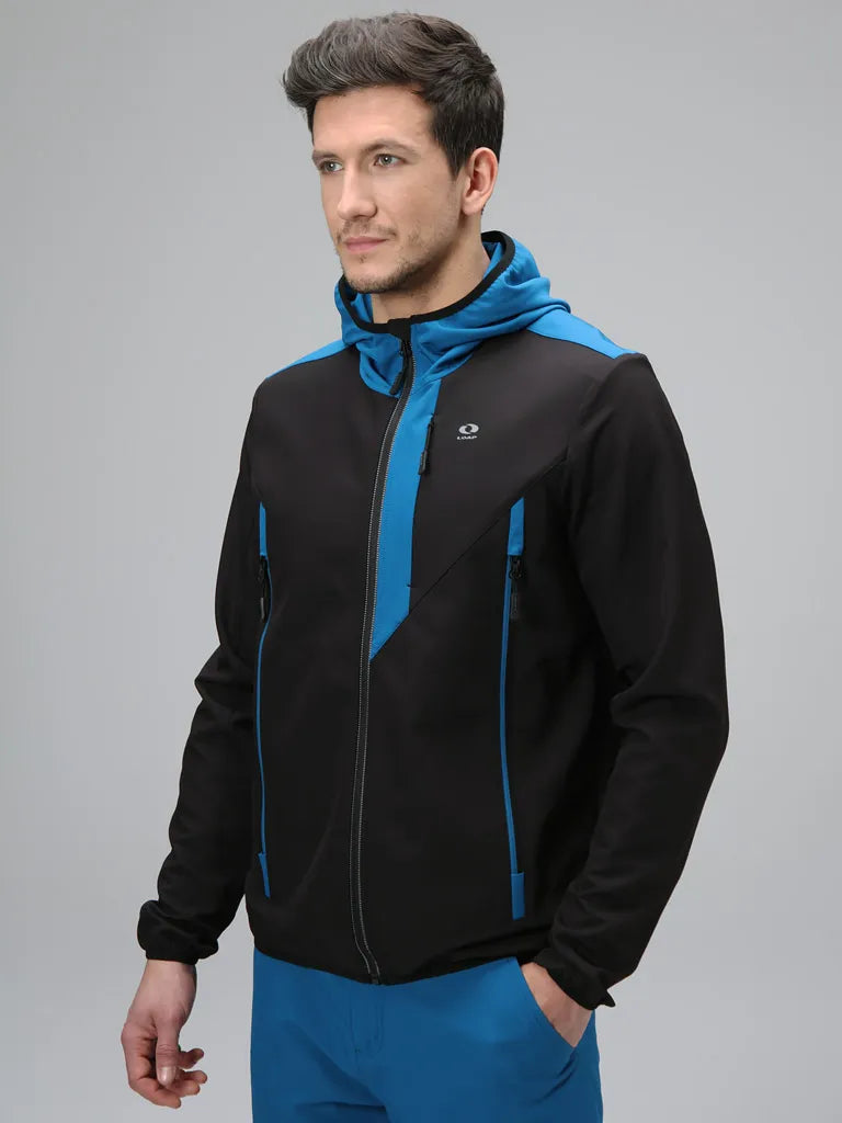 Herren Softshelljacke Loap Ursun Blk Schwarz