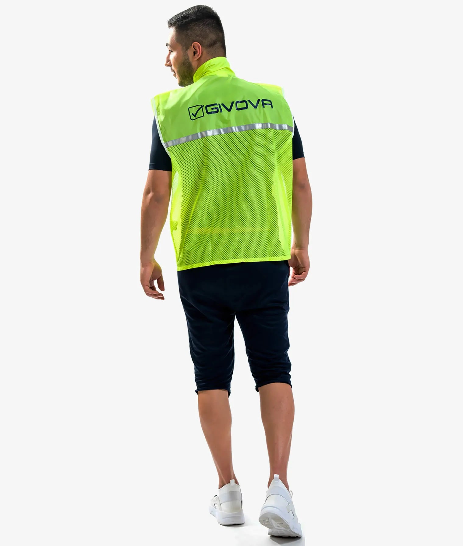 Reflective Training Vest Givova Senior Yellow Uni Yellow