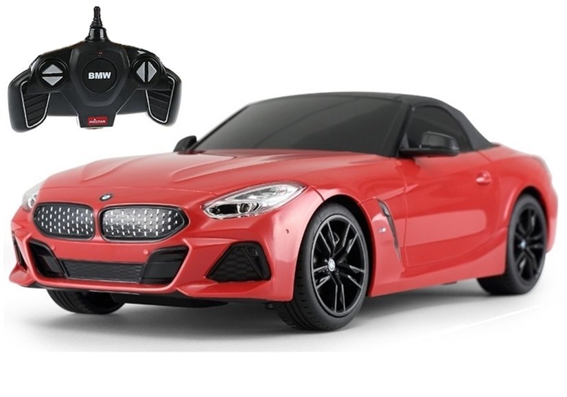 Remote Controlled Car R/c Bmw Z4 Roadster Rastar 1:18 Red