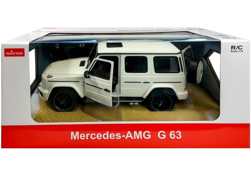Mercedes G63 Rastar Remote Controlled Off-road Car R/c White 1:14