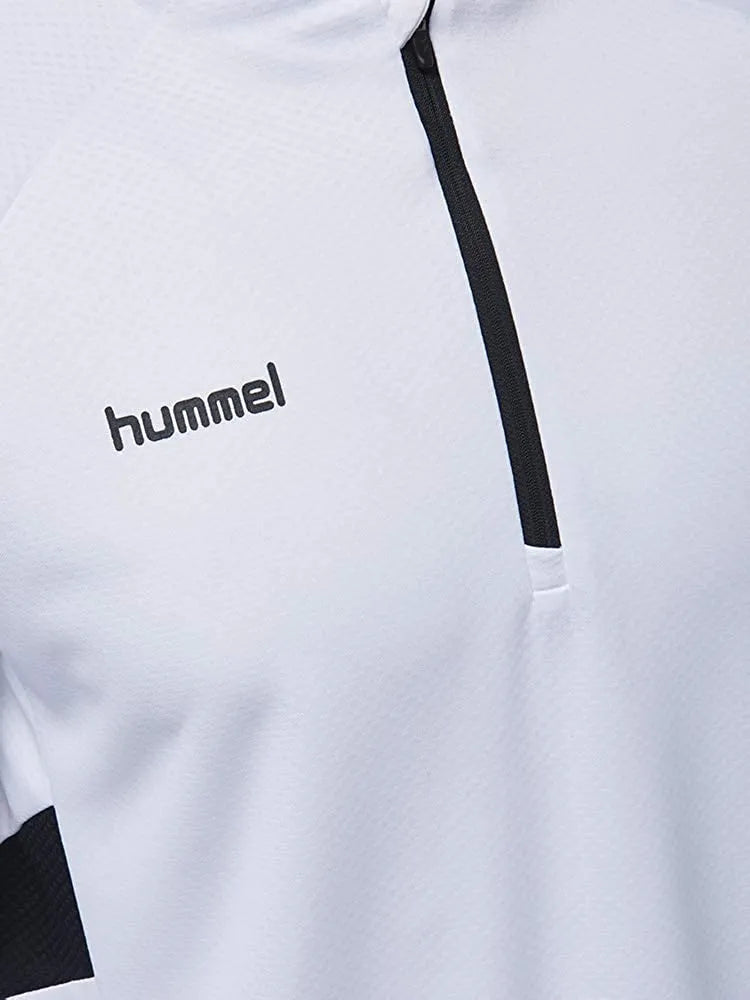 Moletom masculino Hummel tech move meio zíper branco m
