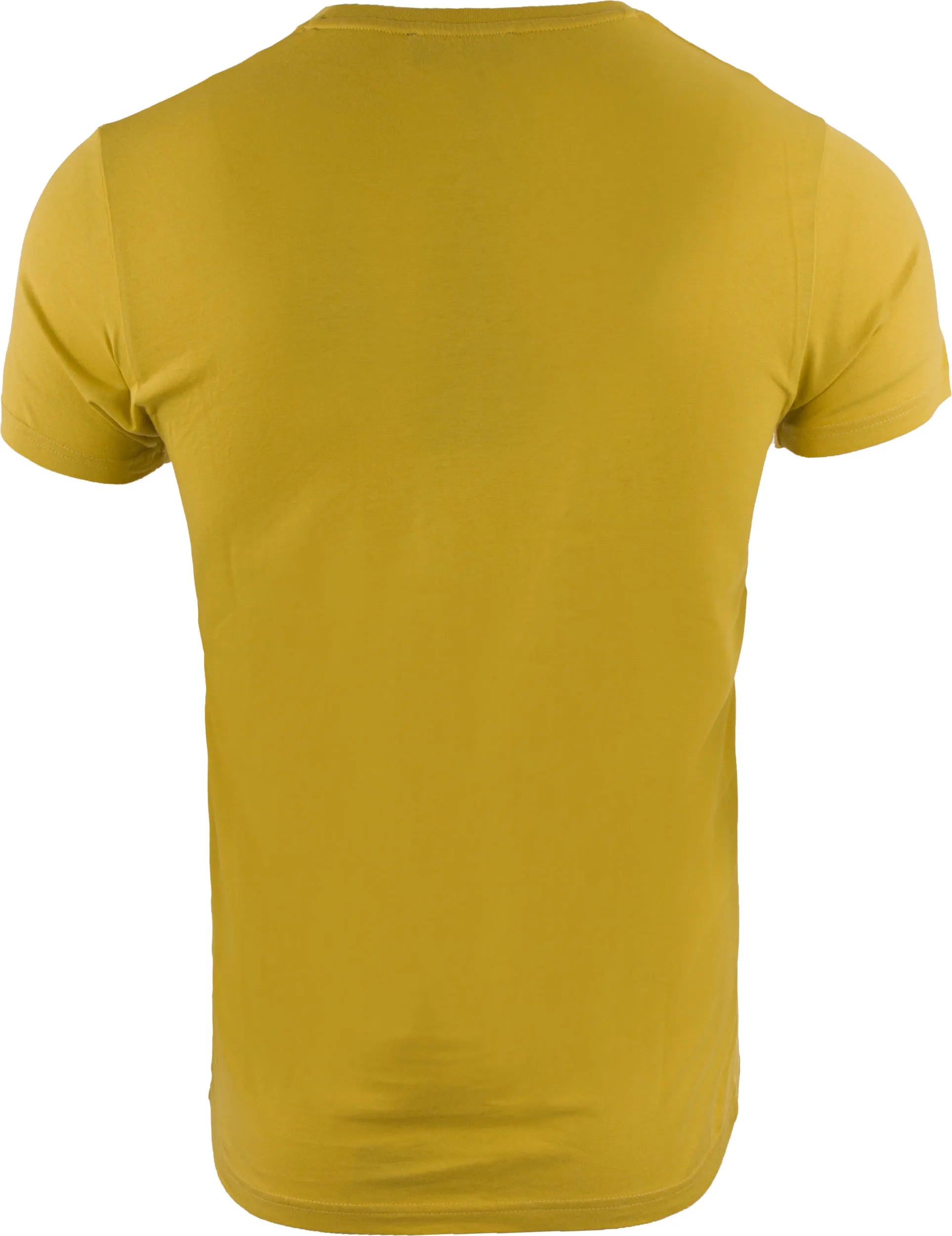 T-shirt męski Jimmy Sanders Yuri Mustard w kolorze żółtym