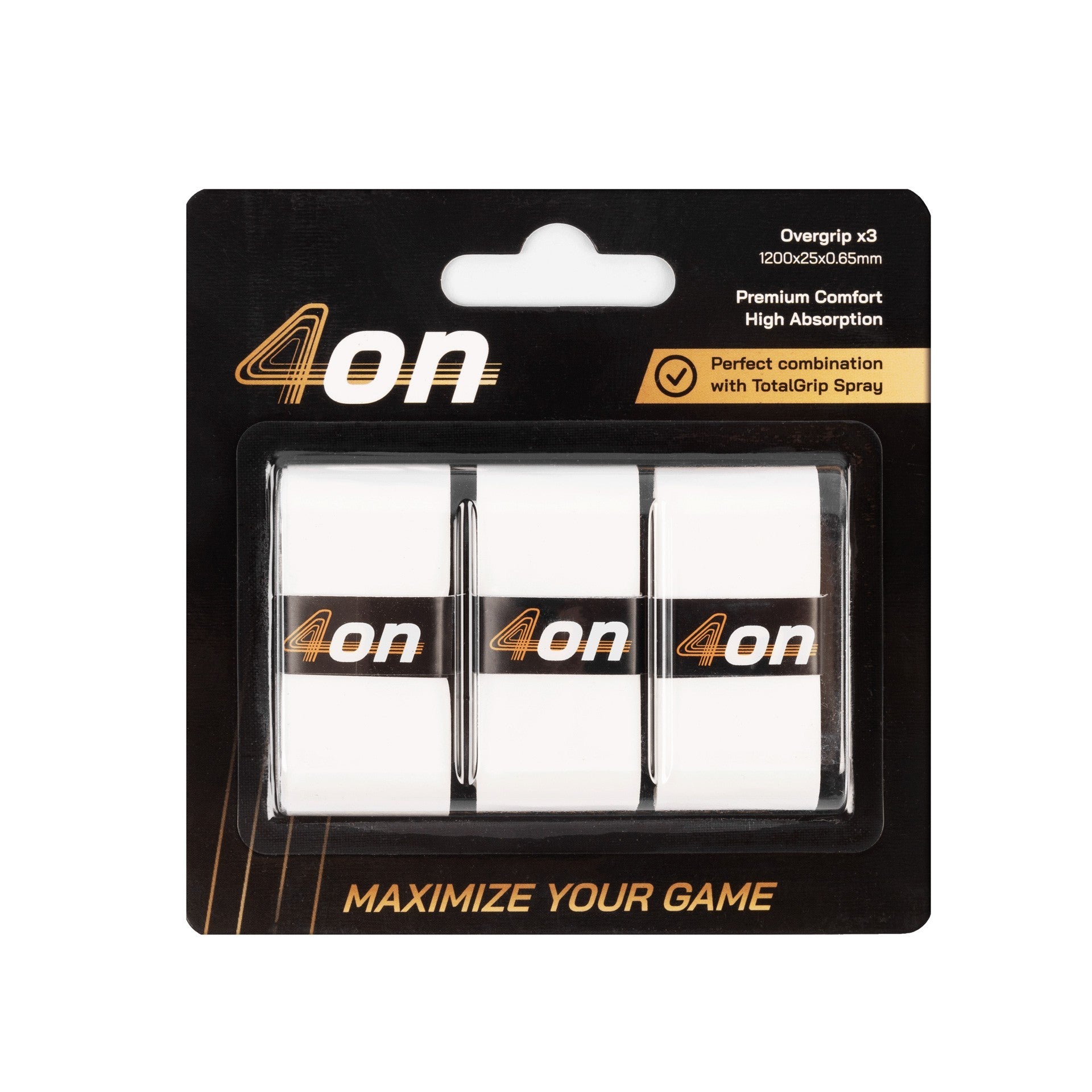 4on Premium Comfort Overgrip -3pcs- Multicolor