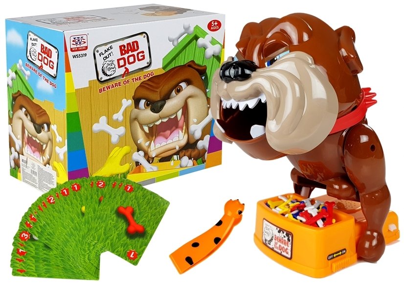 Bad Dog Game Steal His Food Bones