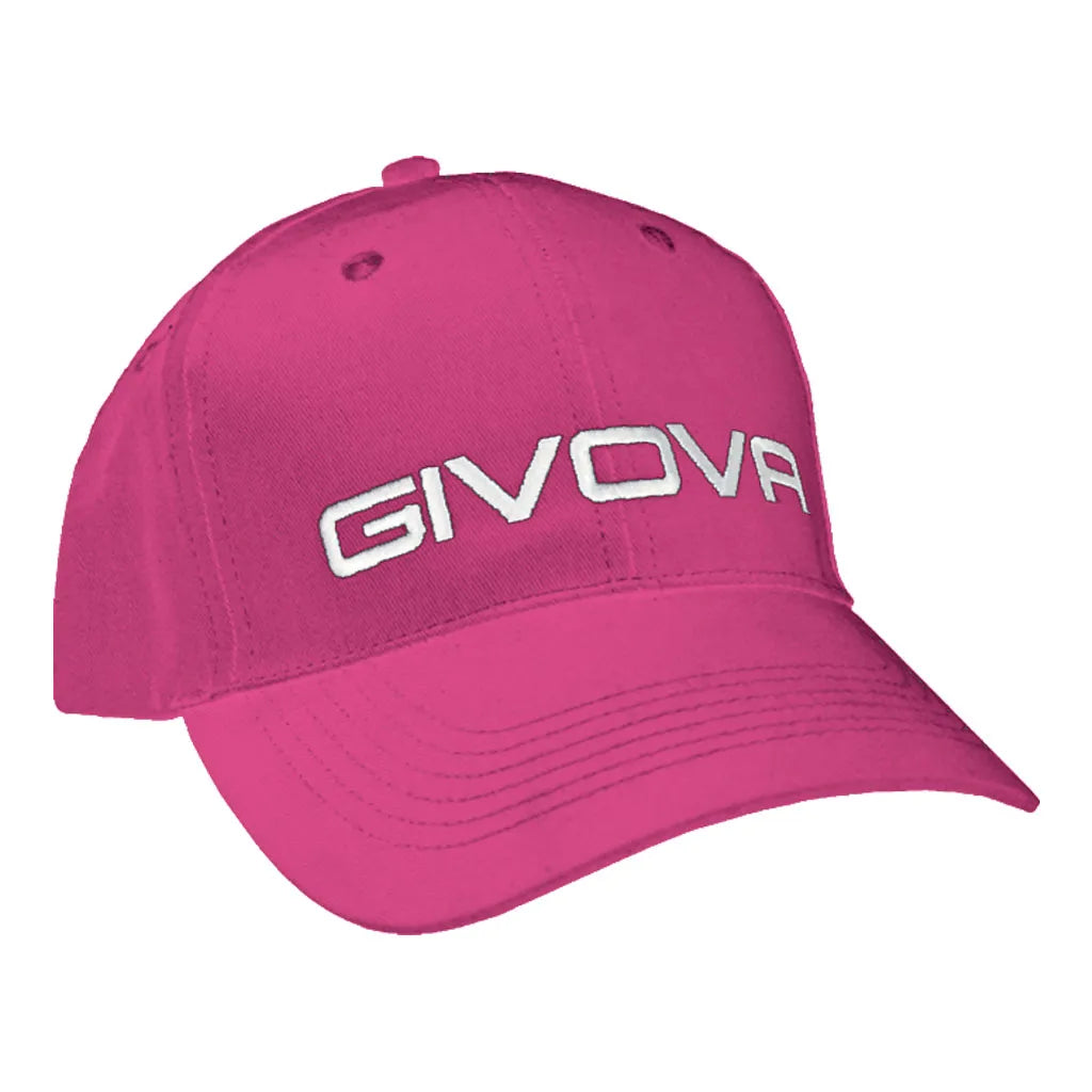 Boné Givova com visiera fuxia rosa