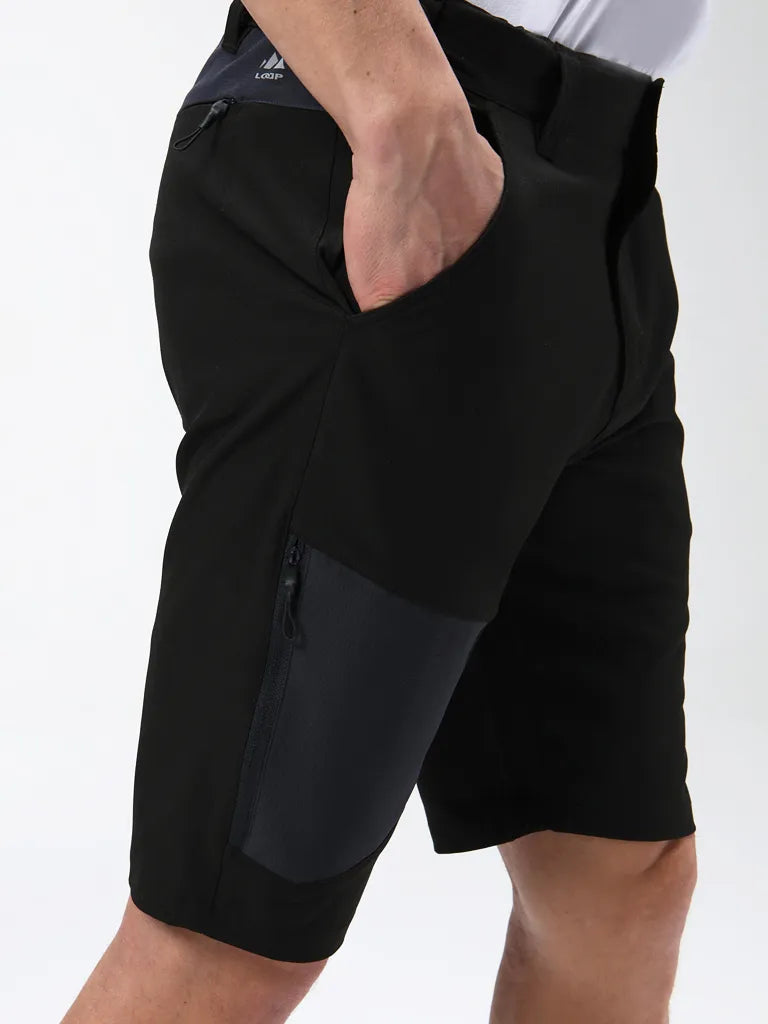 Herrenshorts Loap Uzlan Schwarz