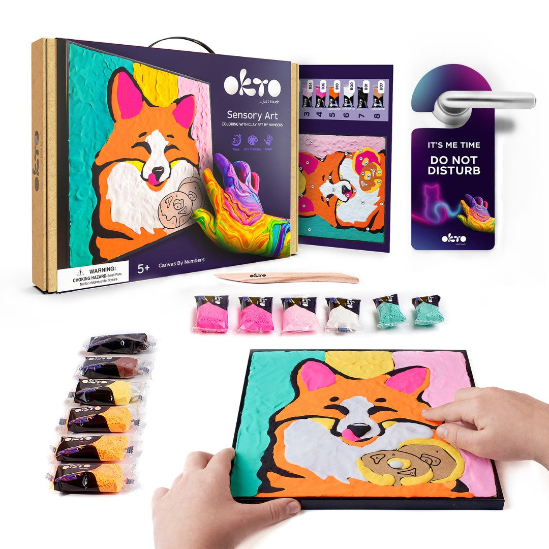 Okto Fox Art Set Malba na plátně 29x29cm
