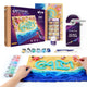 Okto Lettering Art Set For Painting With Clay Calm 30x40 Cm