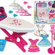 Pink Iron Ironing Set Ironing Board Hangers