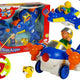 Baby R/c Airplane With Remote Control Steering Wheel Blue