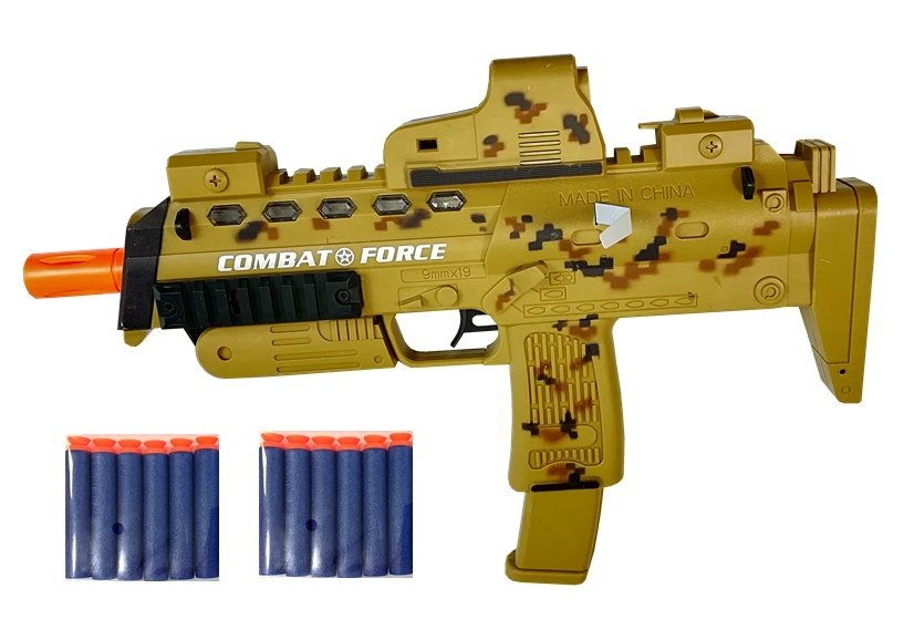 Set di giocattoli militari Pistole a proiettile morbido Mp7