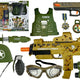 Set di giocattoli militari Pistole a proiettile morbido Mp7