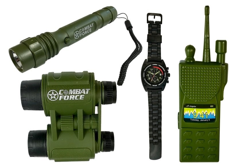 Military Toy Set Soft Bullet Pistols Mp7