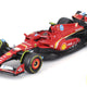 Bburago 1:43 Formuła F1 Ferrari Scuderia Sf-24 (2024) Nr.55 Carlos Sainz - z kierowcą i Decorati