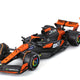 Bburago 1:24 Race Formel F1 - Mclaren F1 Team Mcl38(2024) #81 (oscar Piastr) -med förare och dekor
