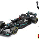 Bburago 1:24 Race Formel F1 - Mercedes-amg F1 W14 E (2023) #63 George Russell med förare och inredning