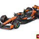 Bburago 1:43 Race Formula F1 - McLaren F1 Team Mcl38 (2024) #4 Senna-editie met coureur en decor