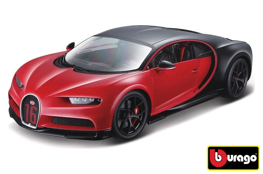 Bburago 1:18 Plus Bugatti Chiron Sport Plus Vermelho