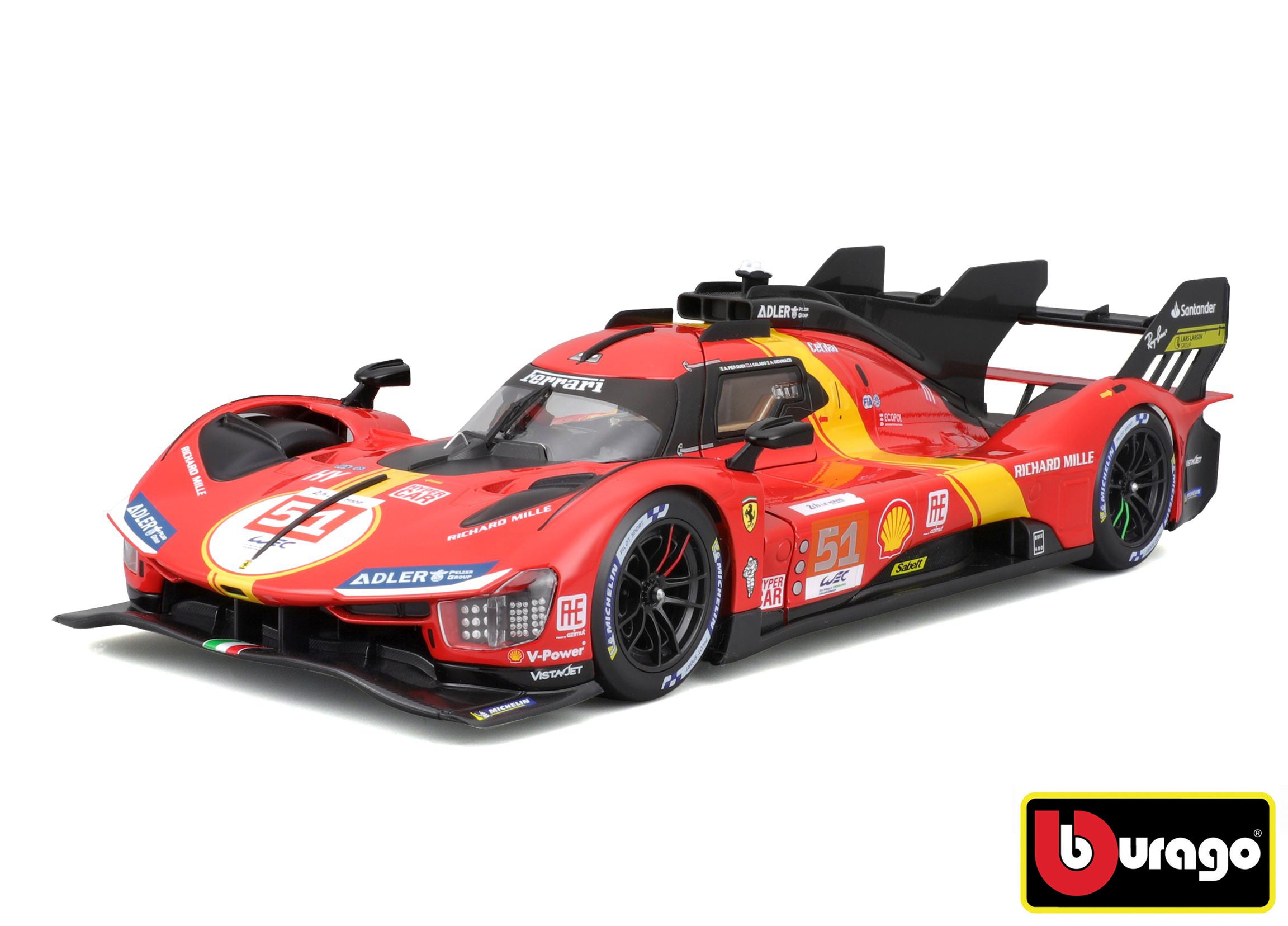 Bburago 1:18 Ferrari Racing - 499p Lmh - Vermelho #51