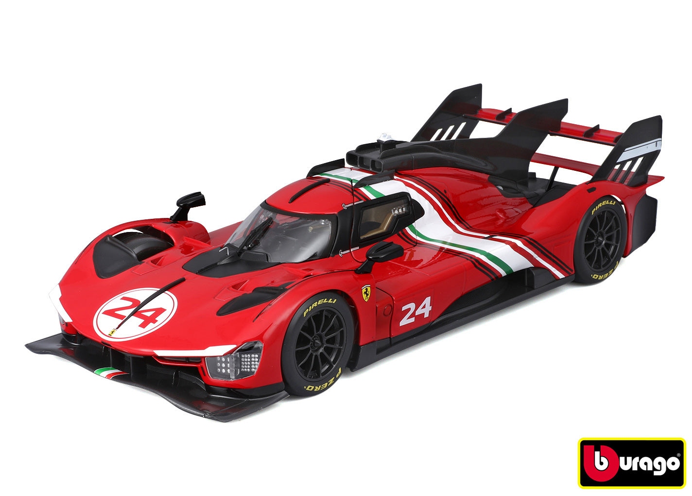 Bburago 1:18 Ferrari Racing 499p Modificata Red Nr.24