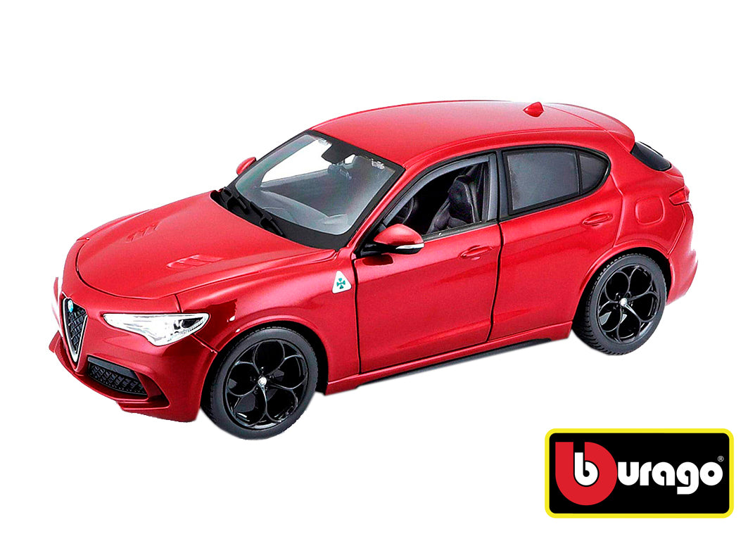 Bburago 1:24 Alfa Romeo Stelvio Red 18-21086r