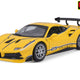 Bburago 1:24 Ferrari Racing 488 Challenge Gul