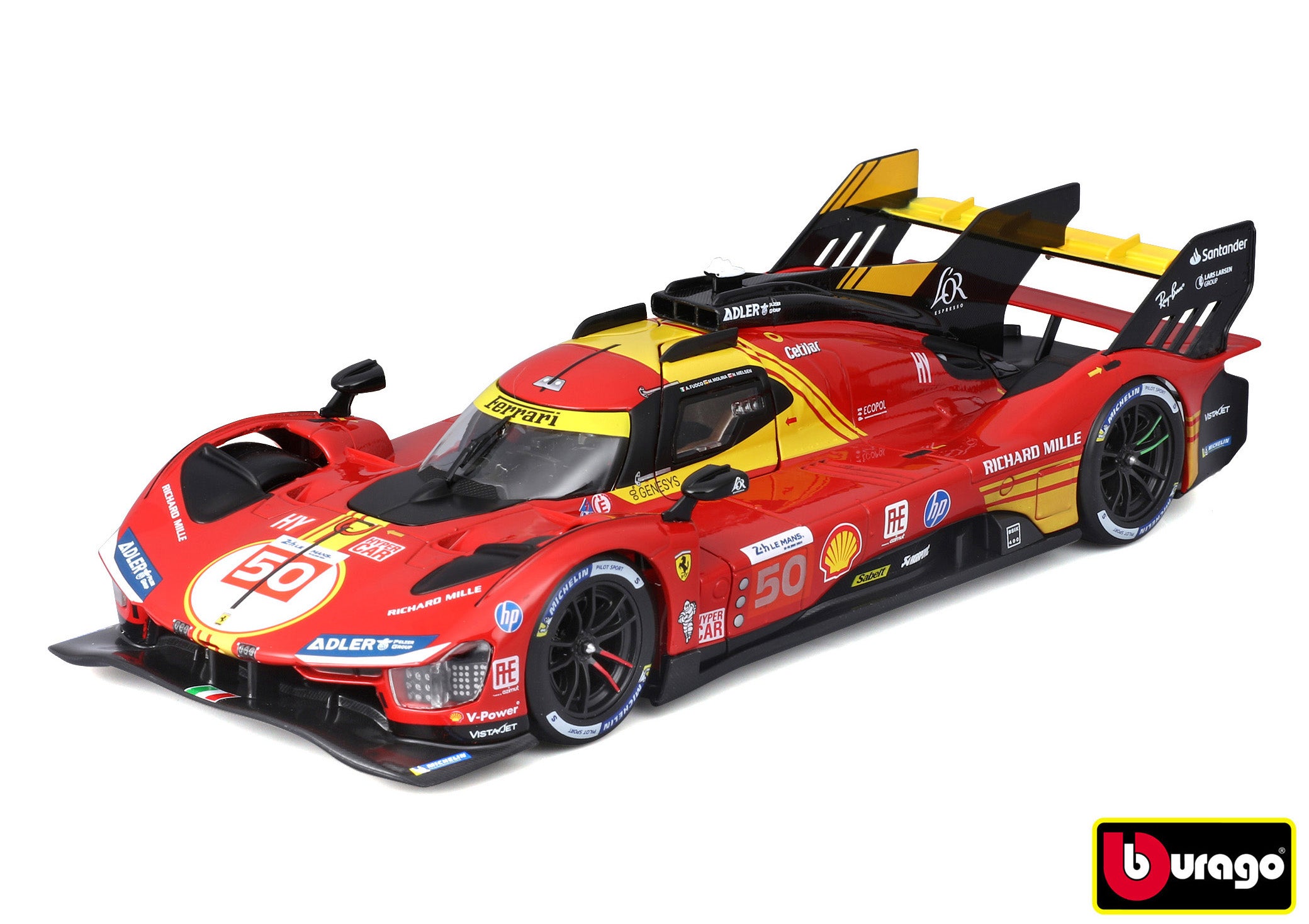 Bburago 1:24 Ferrari Racing – 499p – 24h mistr Le Mans 2024