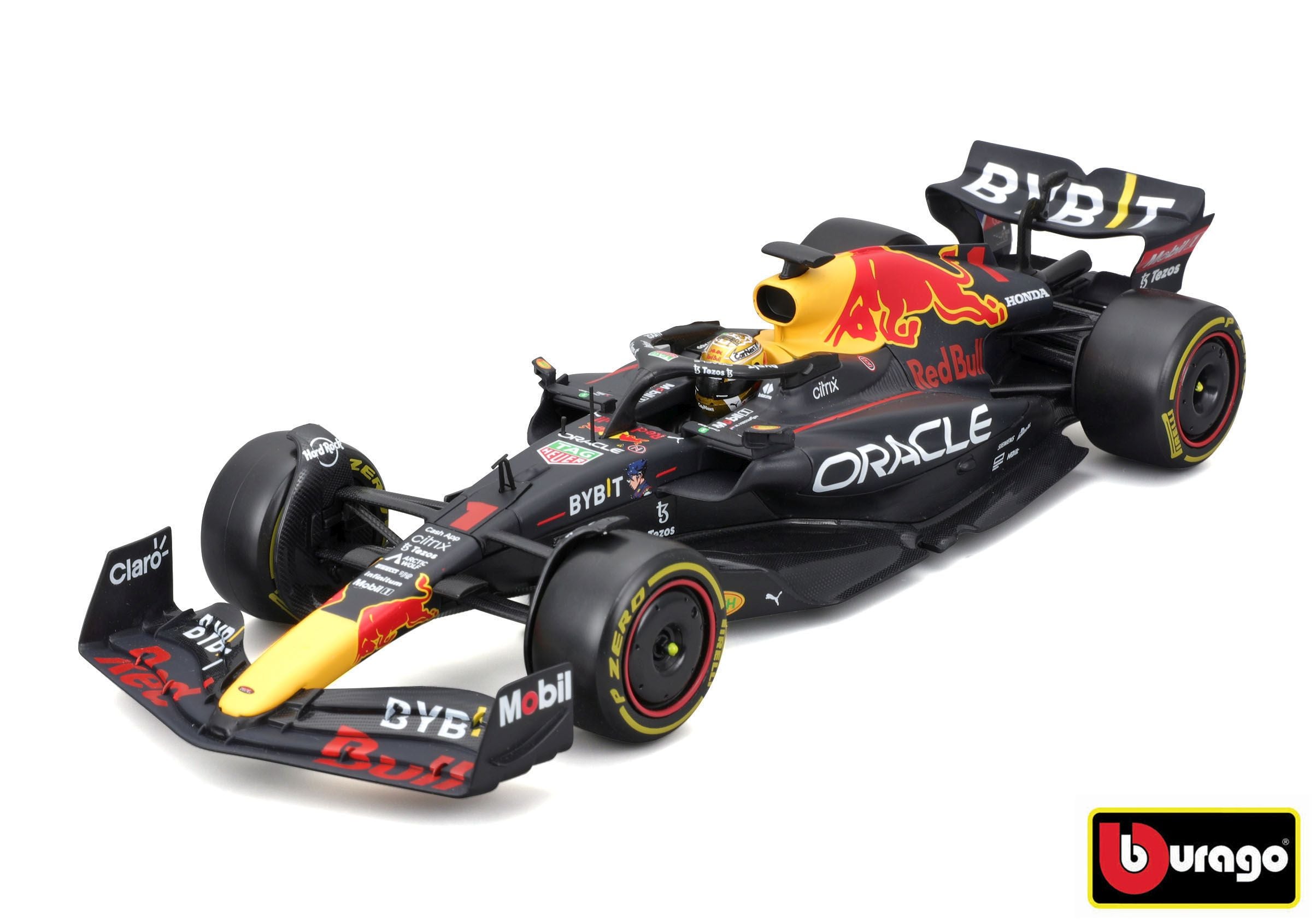Bburago 1:24 Formule F1 Oracle Red Bull Racing Rb18(2022) Nr.1 Max Verstappen s jezdcem