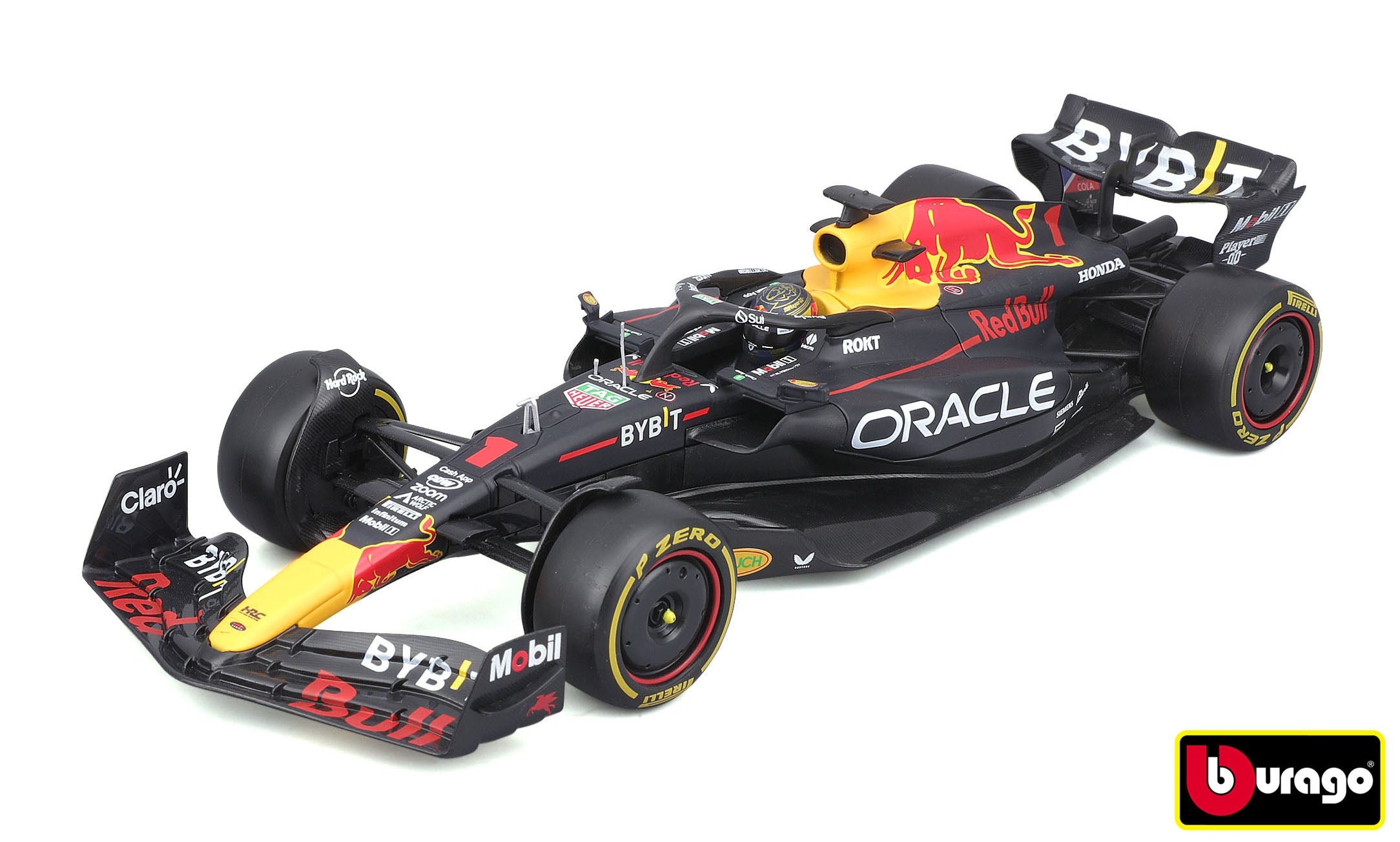 Bburago 1:24 Race Formula F1 Model-kit- Red Bull Rb19(2023) #1 Max Verstappen With Stand