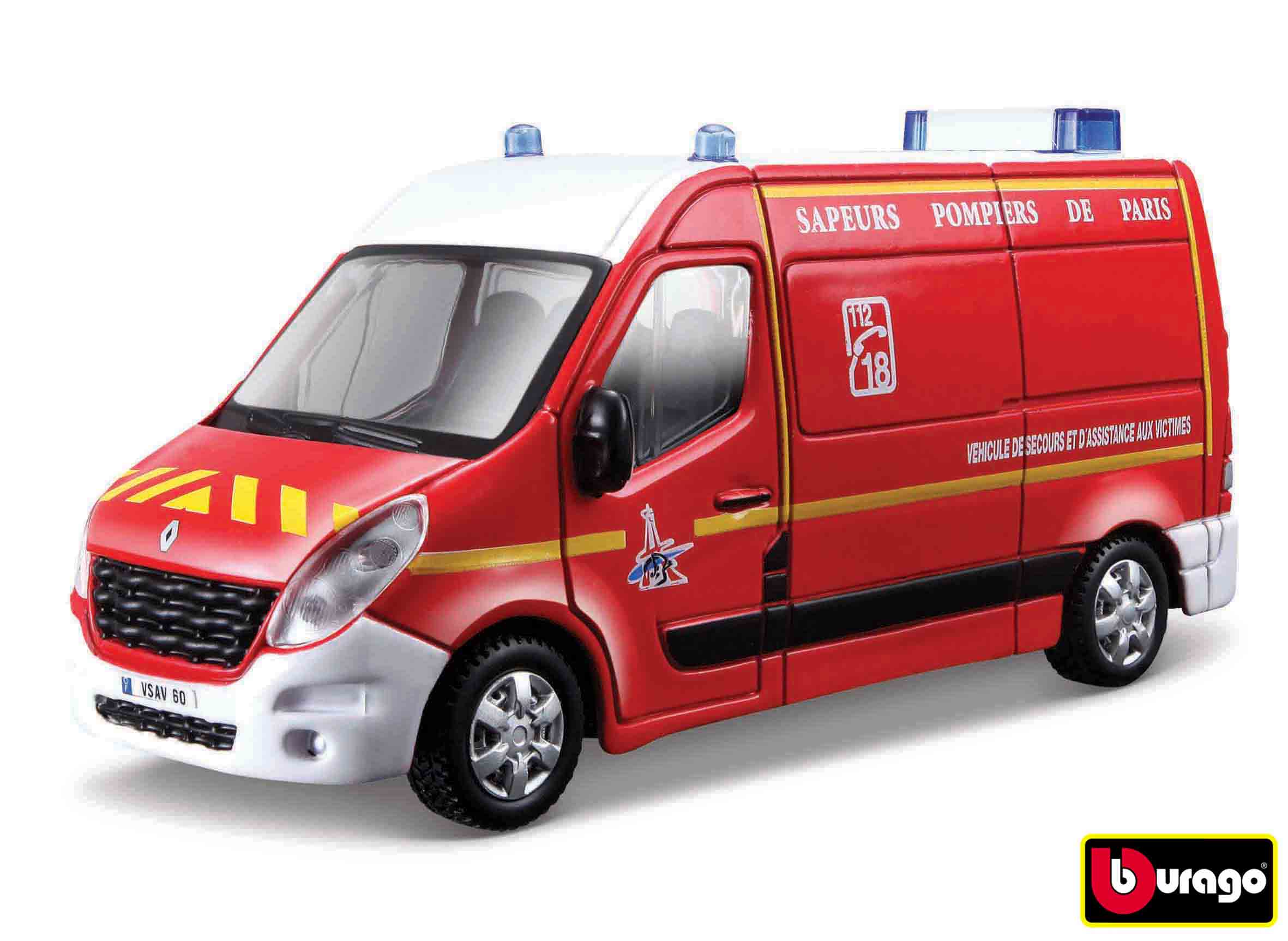 Bburago 1:50 Emergency - Renault Master