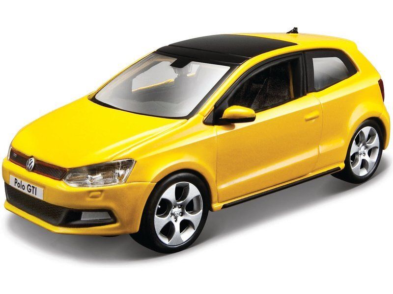 Bburago 1:32 - Vw Polo Mark 5 Gti - Žlutá