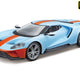 Bburago 1:32 Ford Gt - 2019 - Light Blue/orange