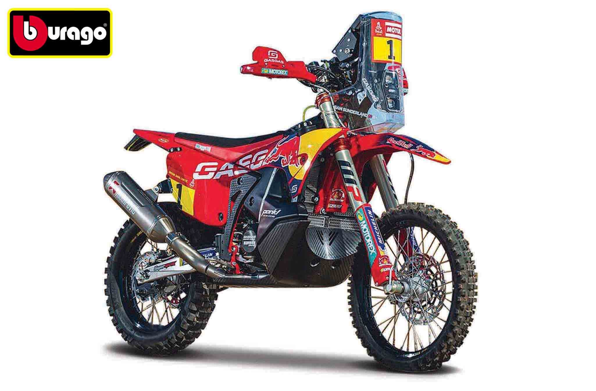 Bburago 1:18 Ciclo Red Bull Ktm Rally Gasgas Rx450f - Dakar 2023