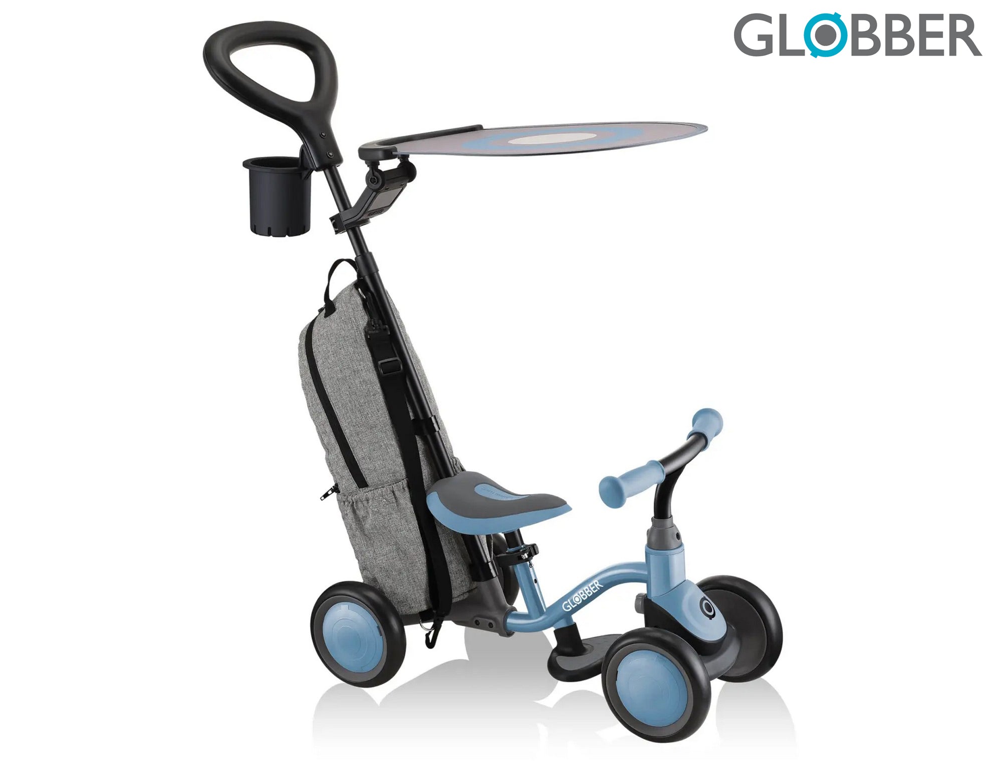 Велосипед Globber 3in1 Deluxe Balance Bike - Learning Bike 3in1 Deluxe - Ash Blue