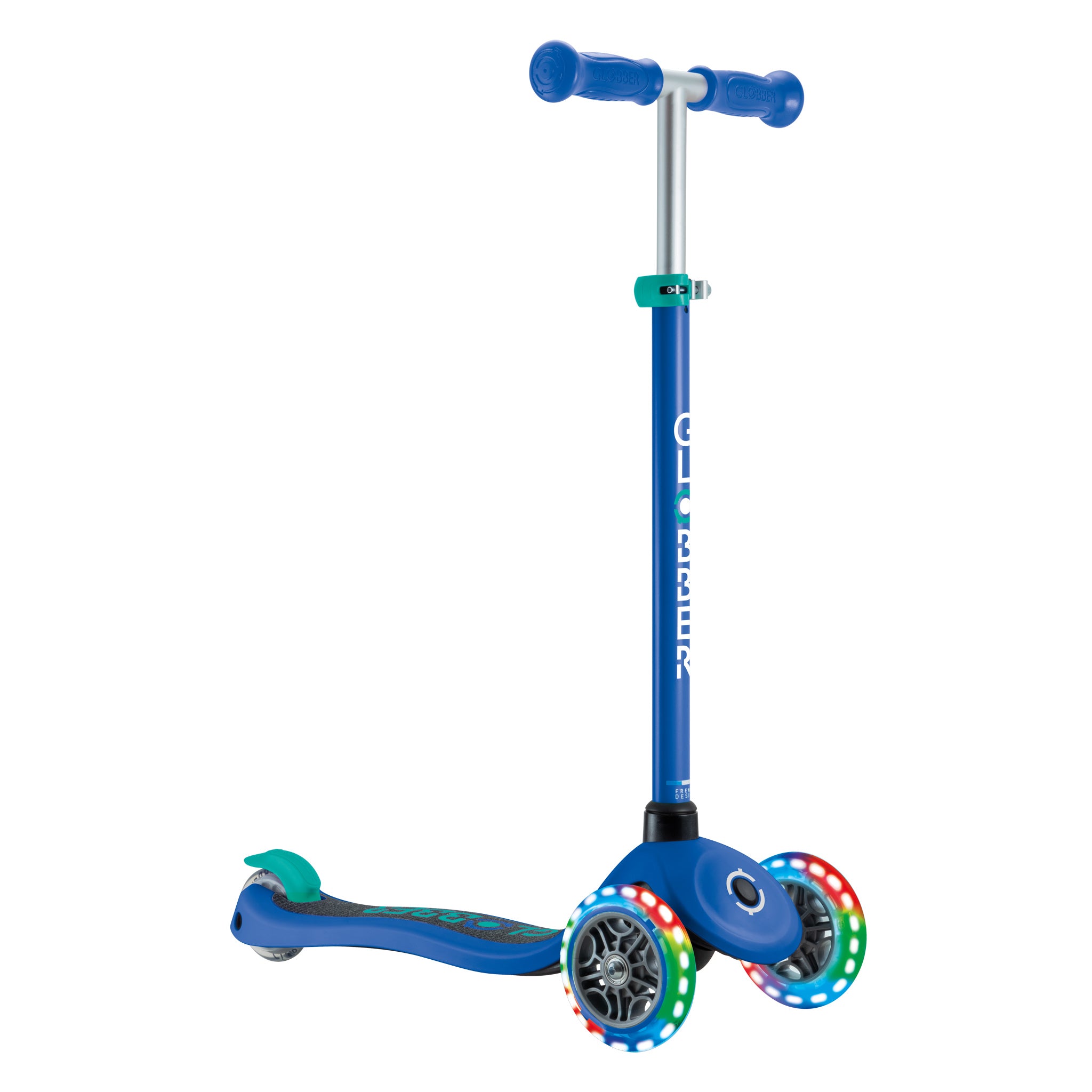 Globber Детски триколесен скутер Primo Lights V2 Светещи колела Navy Blue