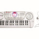 Teclado Con Bola De Discoteca Y Micrófono 50x21 Cm