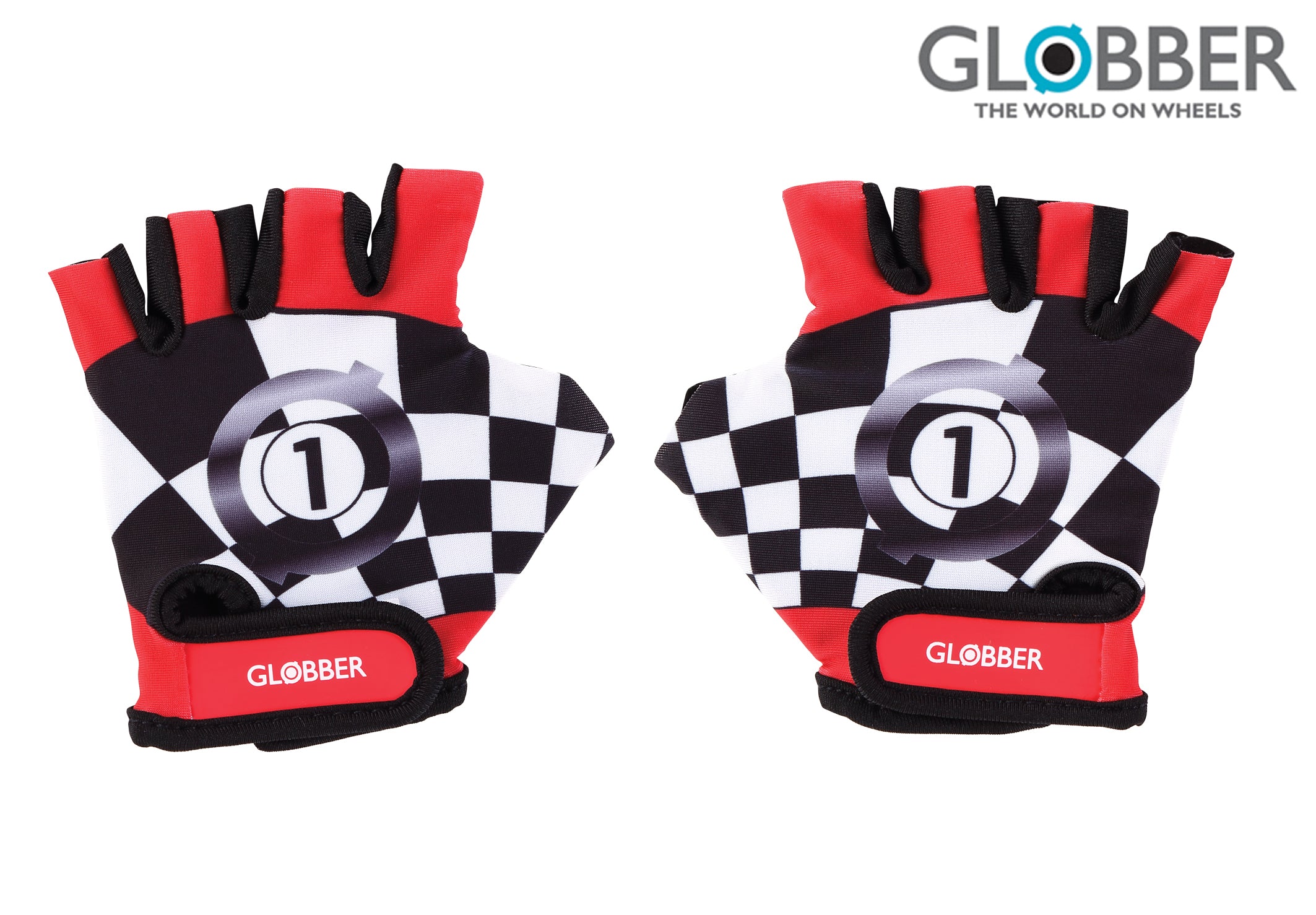 Детски защитни ръкавици Globber Toddler Xs - Racing Red