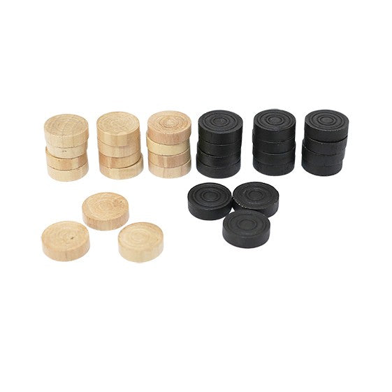 Seiceálaithe adhmaid (12 dubh & 12 bán))