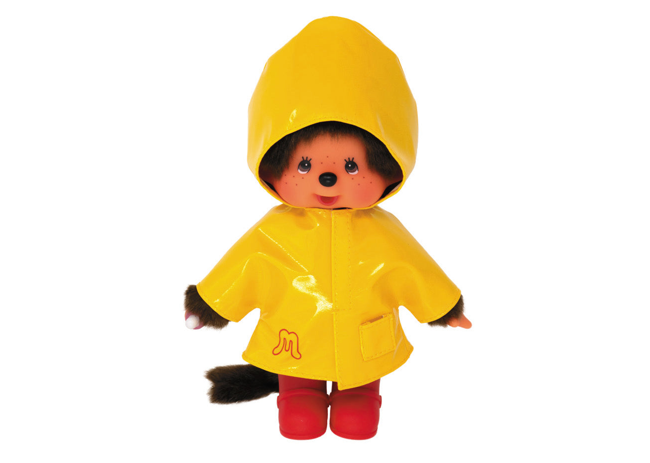 Monchhichi Monchhichi garçon dans un imperméable jaune 20 cm