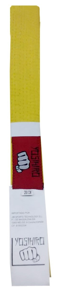 Curea Karate/judo Yosihiro 100% Bumbac Blanco ADULTO