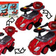 Toddlers Ride On Push Along With Parent Handle Mega Car 3in1 Red
