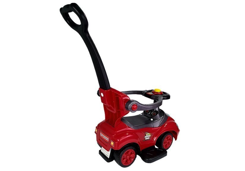 Toddlers Ride On Push Along With Parent Handle Mega Car 3in1 Red
