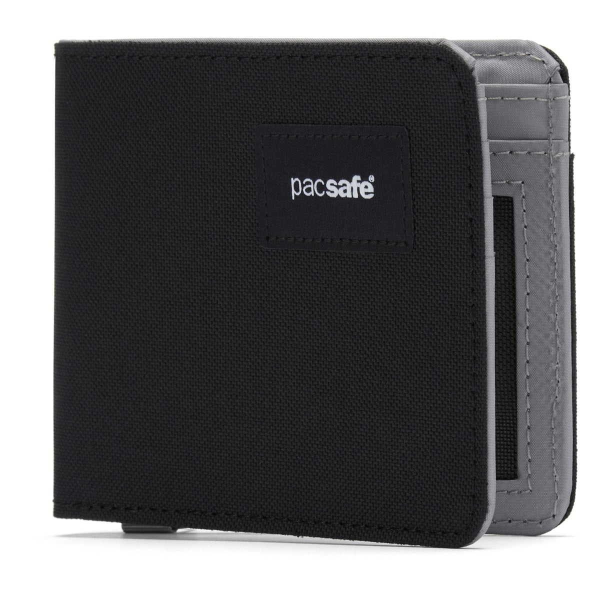Pacsafe Rfidsafe Bifold Wallet Jet Black