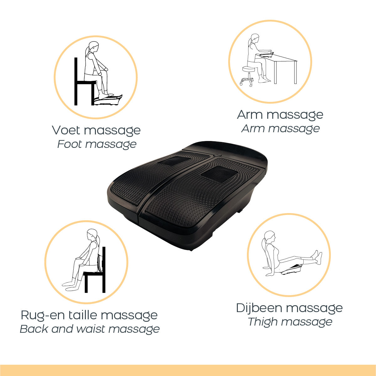 Bioenergiser Vibration Leg Trainer - Black