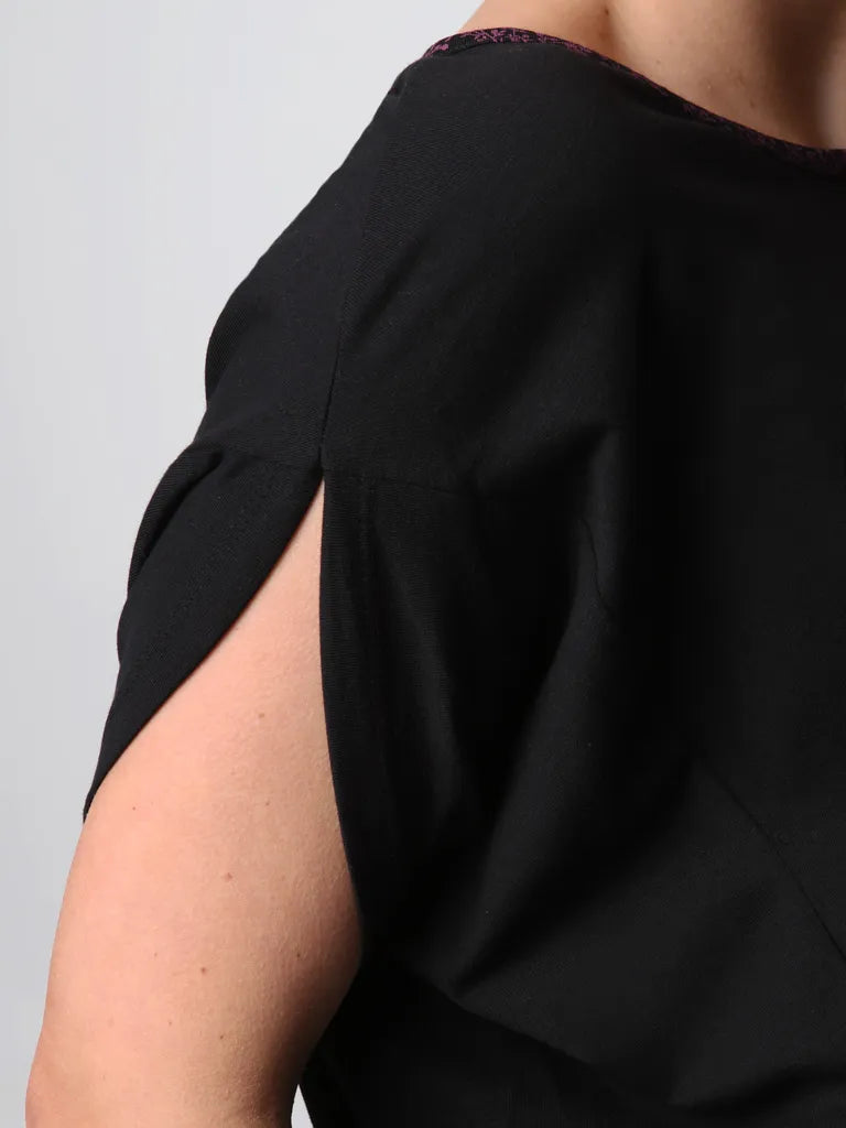 Damenkleid Loap Abvika Schwarz