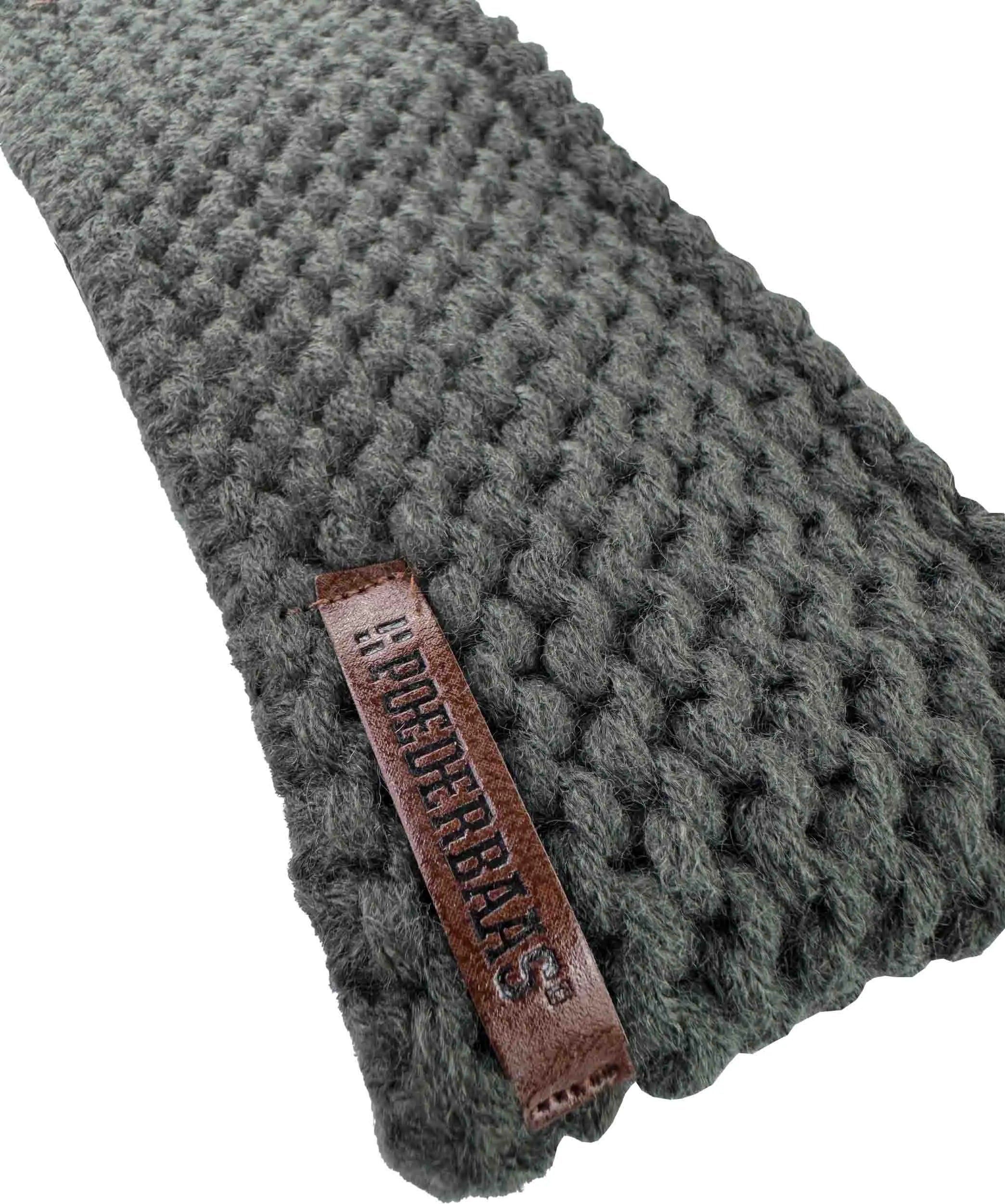 Vinter pannband poederbaas pannband grå