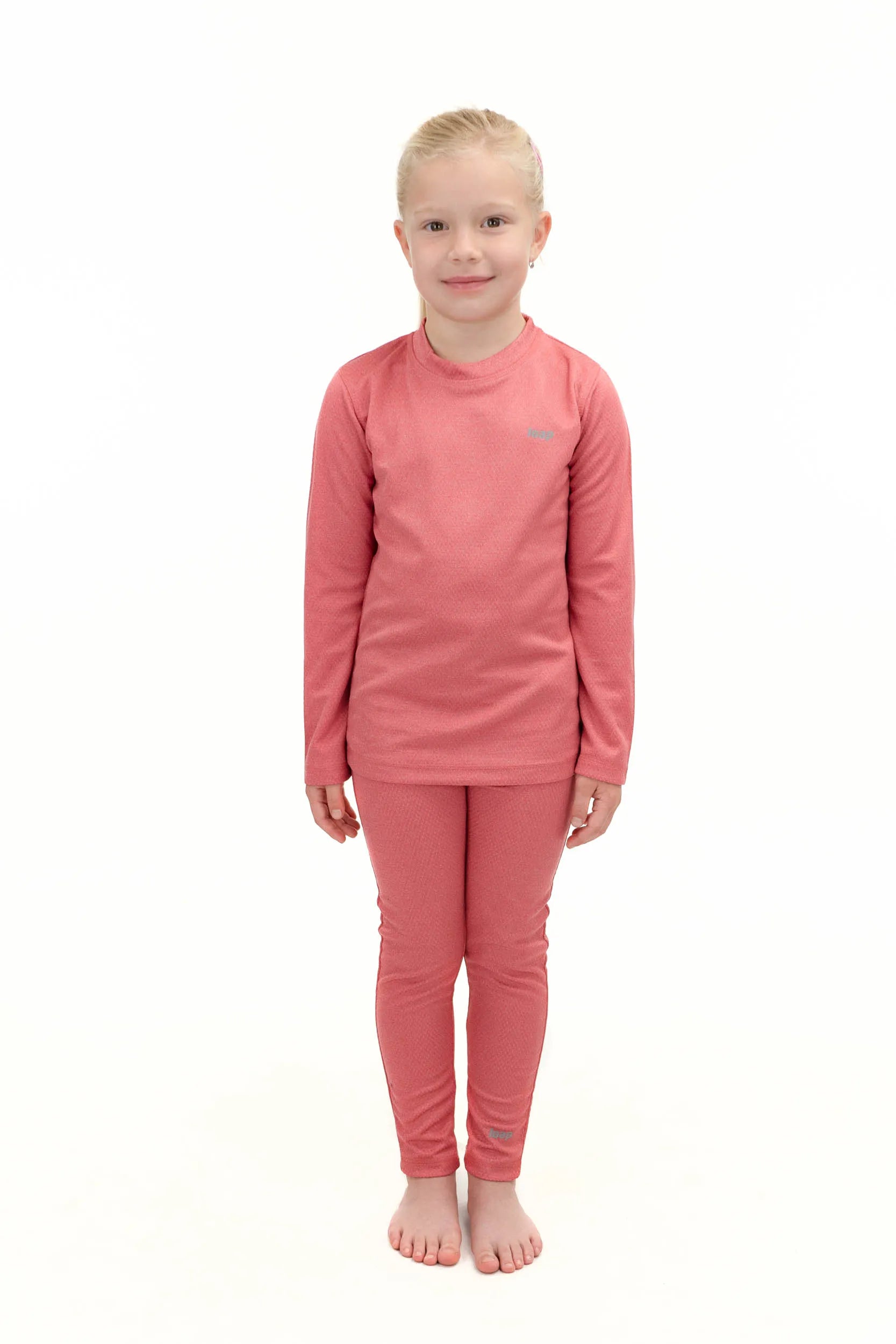 Dětské termokalhoty Loap Pilco Pink