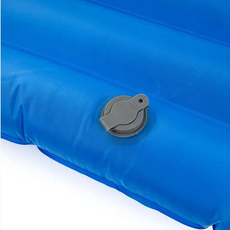 Colchoneta hinchable loap compara azul