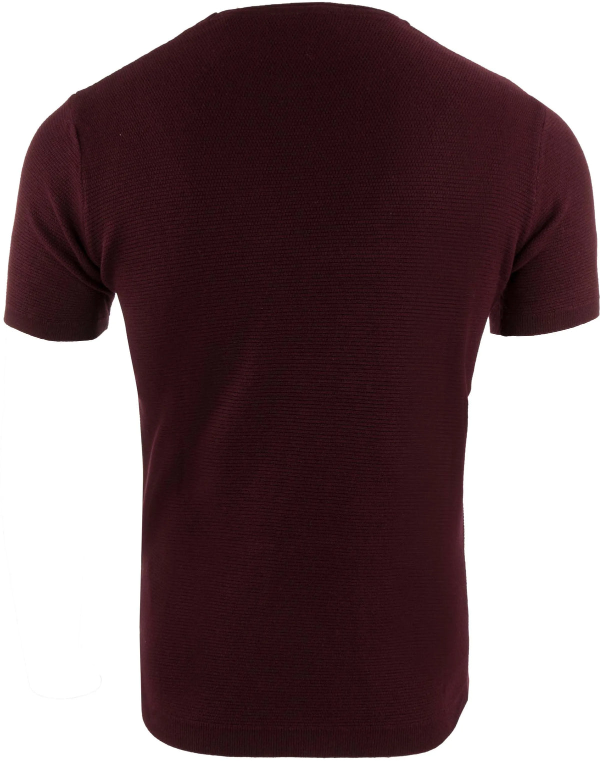 T-shirt męski Jimmy Sanders Zetico Bordeaux w kolorze bordowym