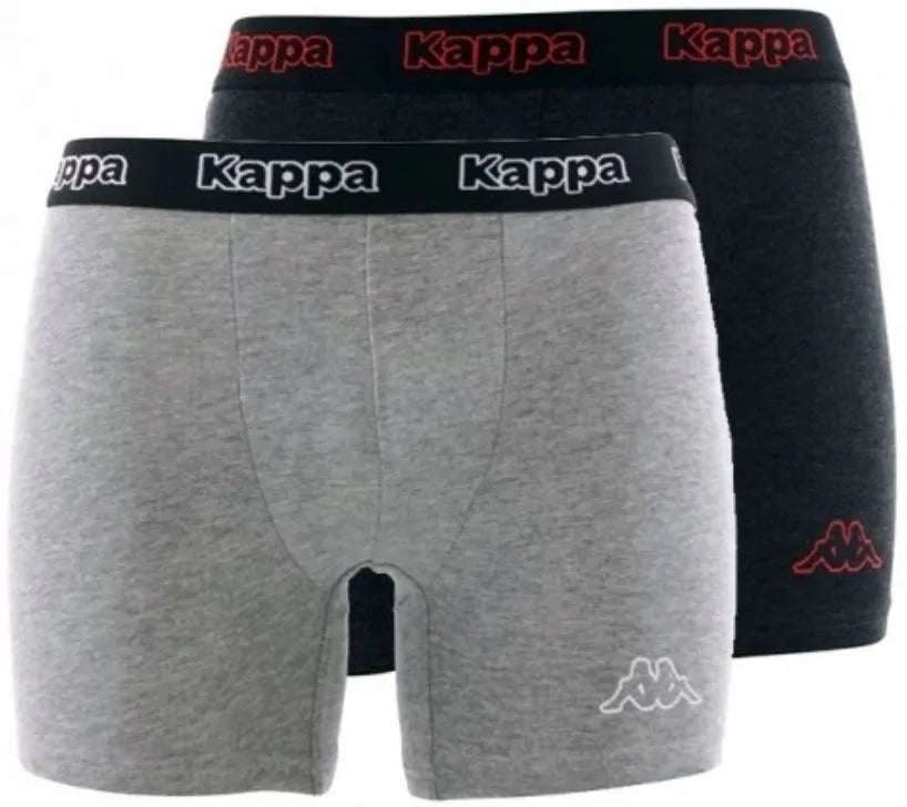 Boxer Kappa confezione da 2 grigio scuro-grigio chiaro Grigio scuro/grigio St.